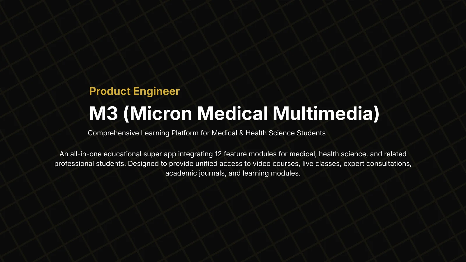 M3 (Micron Medical Multimedia)